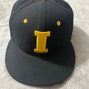 Iowa Hawkeyes Nike Dugout True Aero Bill Fitted Hat - Black - 7 1/2